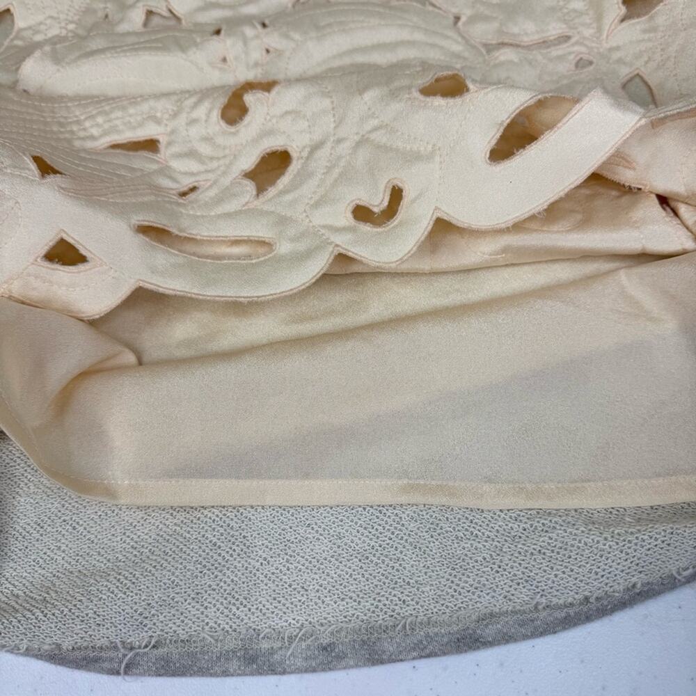 Anthropologie Cream and Gray Long Sleeve Tee - Picture 9 of 13